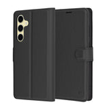 Husa pentru Samsung Galaxy S24 FE, Techsuit Leather Folio, maro