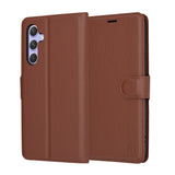Husa pentru Samsung Galaxy A54, Techsuit Leather Folio, maro