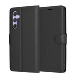 Husa pentru Samsung Galaxy A54, Techsuit Leather Folio, maro
