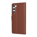 Husa pentru Samsung Galaxy S23 Plus, Techsuit Leather Folio, maro