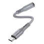 Adaptor Techsuit Premium Adaptor Cablu Soundflex (AC1), Type-C to 3.5mm Jack, Hi-Fi Quality, DAC Chip, Silica Gel