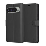 Husa pentru Google Pixel 9 Pro XL, Techsuit Leather Folio, maro