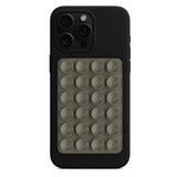 Suport de birou Techsuit Suport telefon (SC-PAD), Suction Pad pentru Selfies, Silicon, Adhesive Mount, Rectangular Shape, gri