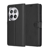 Husa pentru OnePlus 12, Techsuit Leather Folio, maro