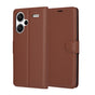 Husa pentru Xiaomi Redmi Note 13 Pro+ 5G, Techsuit Leather Folio, maro
