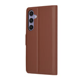 Husa pentru Samsung Galaxy S24 Plus, Techsuit Leather Folio, maro