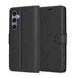 Husa pentru Samsung Galaxy S24 Plus, Techsuit Leather Folio, maro