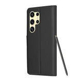 Husa pentru Samsung Galaxy S24 Ultra, Techsuit Leather Folio, maro