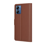 Husa pentru Motorola Moto G14, Techsuit Leather Folio, maro