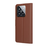 Husa pentru Xiaomi 14 Pro, Techsuit Leather Folio, maro