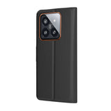 Husa pentru Xiaomi 14 Pro, Techsuit Leather Folio, maro