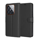 Husa pentru Xiaomi 14 Pro, Techsuit Leather Folio, maro