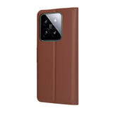 Husa pentru Xiaomi 14, Techsuit Leather Folio, maro
