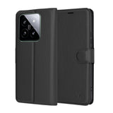 Husa pentru Xiaomi 14, Techsuit Leather Folio, maro