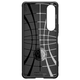 Husa pentru Sony Xperia 1 VII, Spigen Rugged Armor (ACS09591), negru