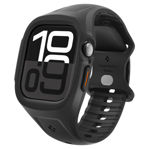 Husa smartwatch pentru Apple Watch 10 46mm, Spigen, negru