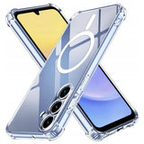Husa pentru Samsung Galaxy A15 4G, Techsuit Shockproof Clear Silicone MagSafe, transparenta