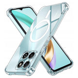 Husa pentru Honor X6b, Techsuit Shockproof Clear Silicone MagSafe, transparenta