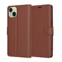 Husa pentru iPhone 15 Plus, Techsuit Leather Folio, maro
