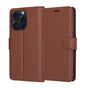 Husa pentru iPhone 15 Pro, Techsuit Leather Folio, maro