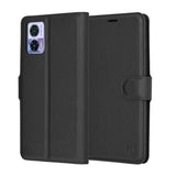 Husa pentru Motorola Edge 30 Neo, Techsuit Leather Folio, maro