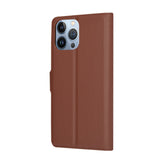 Husa pentru iPhone 13 Pro Max, Techsuit Leather Folio, maro
