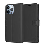 Husa pentru iPhone 13 Pro Max, Techsuit Leather Folio, maro