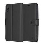 Husa pentru iPhone XS Max, Techsuit Leather Folio, maro