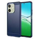 Husa pentru OPPO A5 Pro 5G, Techsuit Carbon Silicone, albastru
