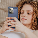 Husa pentru OPPO A5 Pro 5G, Techsuit Carbon Silicone, albastru