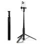 Selfie stick Spigen S541W (AMP09336), cu Telecomanda, Tripod, Stable, Bluetooth, Pliabil, Non Slip Silicon Pads, negru