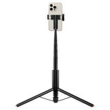 Selfie stick Spigen S541W (AMP09336), cu Telecomanda, Tripod, Stable, Bluetooth, Pliabil, Non Slip Silicon Pads, negru