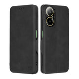 Husa pentru Realme C67 4G, Techsuit Safe Wallet Plus, negru