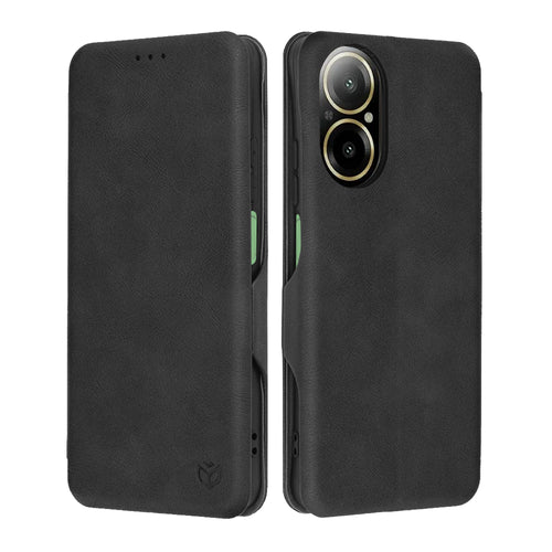 Husa pentru Realme C67 4G, Techsuit Safe Wallet Plus, negru