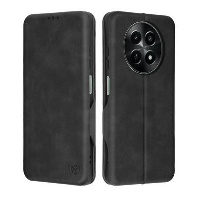 Husa pentru OnePlus 12R, Techsuit Safe Wallet Plus, negru
