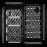 Husa pentru Samsung Galaxy Xcover7 Pro, Techsuit CarbonFiber, negru