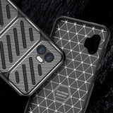 Husa pentru Samsung Galaxy Xcover7 Pro, Techsuit CarbonFiber, negru