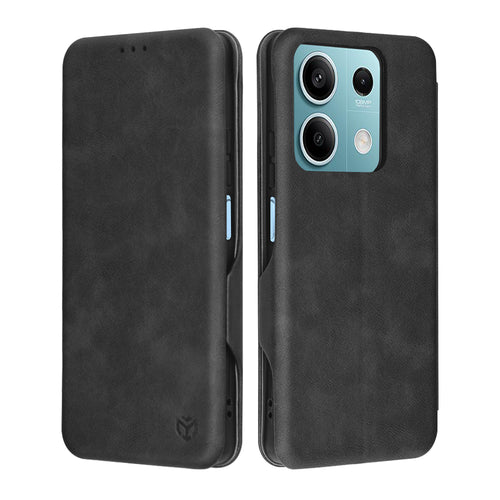 Husa pentru Xiaomi Redmi Note 13 5G, Techsuit Safe Wallet Plus, negru