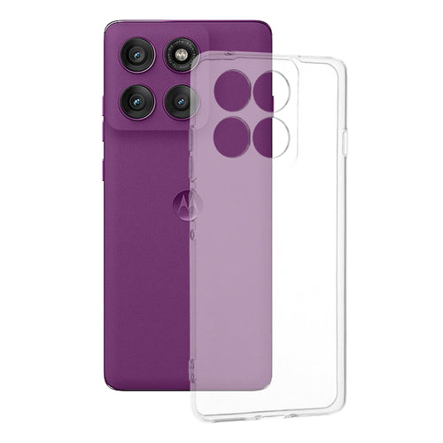 Husa pentru Motorola Edge 60 Pro, Techsuit Clear Silicone, transparenta