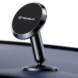 Suport auto Techsuit Premium TinyGrip (S11), Strong N52 Magnets, Universal Suport magnetic, 360A° Rotatie, cu 3M Placa metalicas, negru