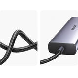 Hub USB UGREEN Docking station CM512 (90568), Type-C to Type-C, 2x USB, HDMI 4K@30Hz, RJ45, SD/TF Card, 5Gbps, PD100W, gri