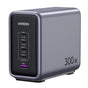 Incarcator retea UGREEN Nexode CD333 (90903B), cu Cable, Super Incarcare rapida, GaN, 5in1, USB, 4x Type-C, 300W, 5A, 2m, gri