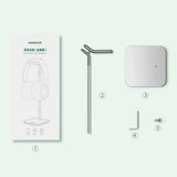 Suport de birou UGREEN Holder LP143 (80701), pentru Earphones, Aliaj aluminiu, argintiu