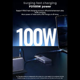 Hub USB UGREEN Docking station CM888 (45155), Type-C to 2x USB3.0, 1x USB2.0, 2x Type-C, 1x HDMI 4K, 1x RJ45 1000Mbps, PD100W, gri