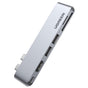 Hub USB UGREEN CM380 (80856), pentru MacBook, 2x USB-C to 2x USB, SD/TF, HDMI 4K, PD100W, Incarcare rapida, 40Gbps, gri