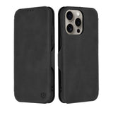 Husa pentru iPhone 15 Pro Max, Techsuit Safe Wallet Plus, negru