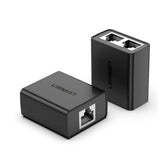 Adaptor UGREEN Adapter CM210 (50923), RJ45 Splitter 1 to 2, 1000Mbps, Negru