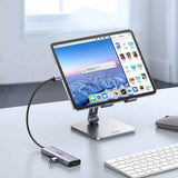 Hub USB UGREEN Docking station CM511 (15597), Incarcare rapida, Type-C to 3x USB, Type-C PD100W, HDMI 4K@60Hz, 5Gbps, Plug&Play, gri