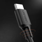 Cablu UGREEN de date US286 (50997), USB-C to USB-C, 3A, 60W, 1m, negru