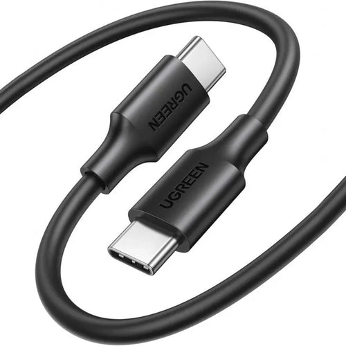 Cablu UGREEN de date US286 (50997), USB-C to USB-C, 3A, 60W, 1m, negru